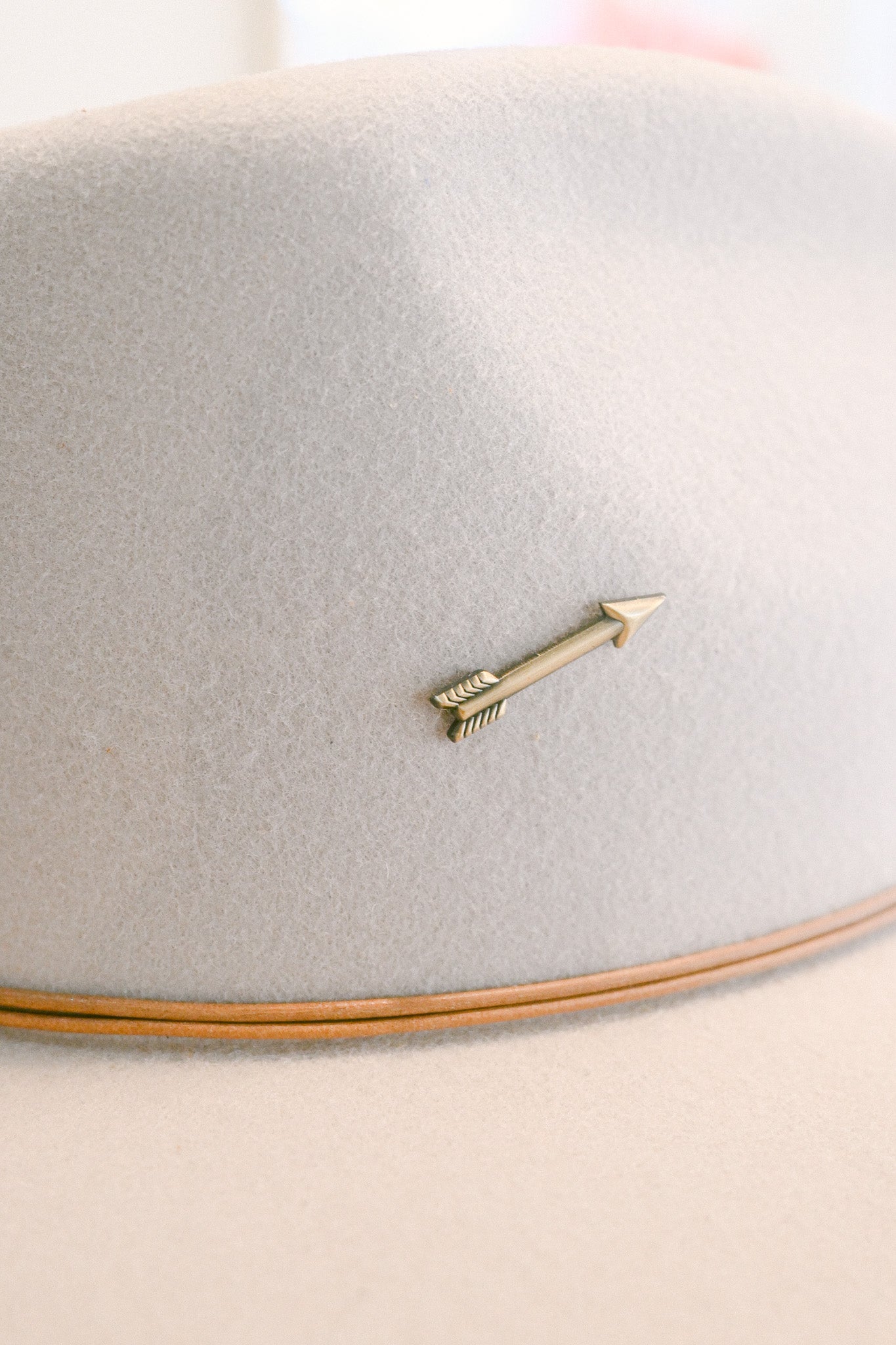 Brass Arrow Hat Pin