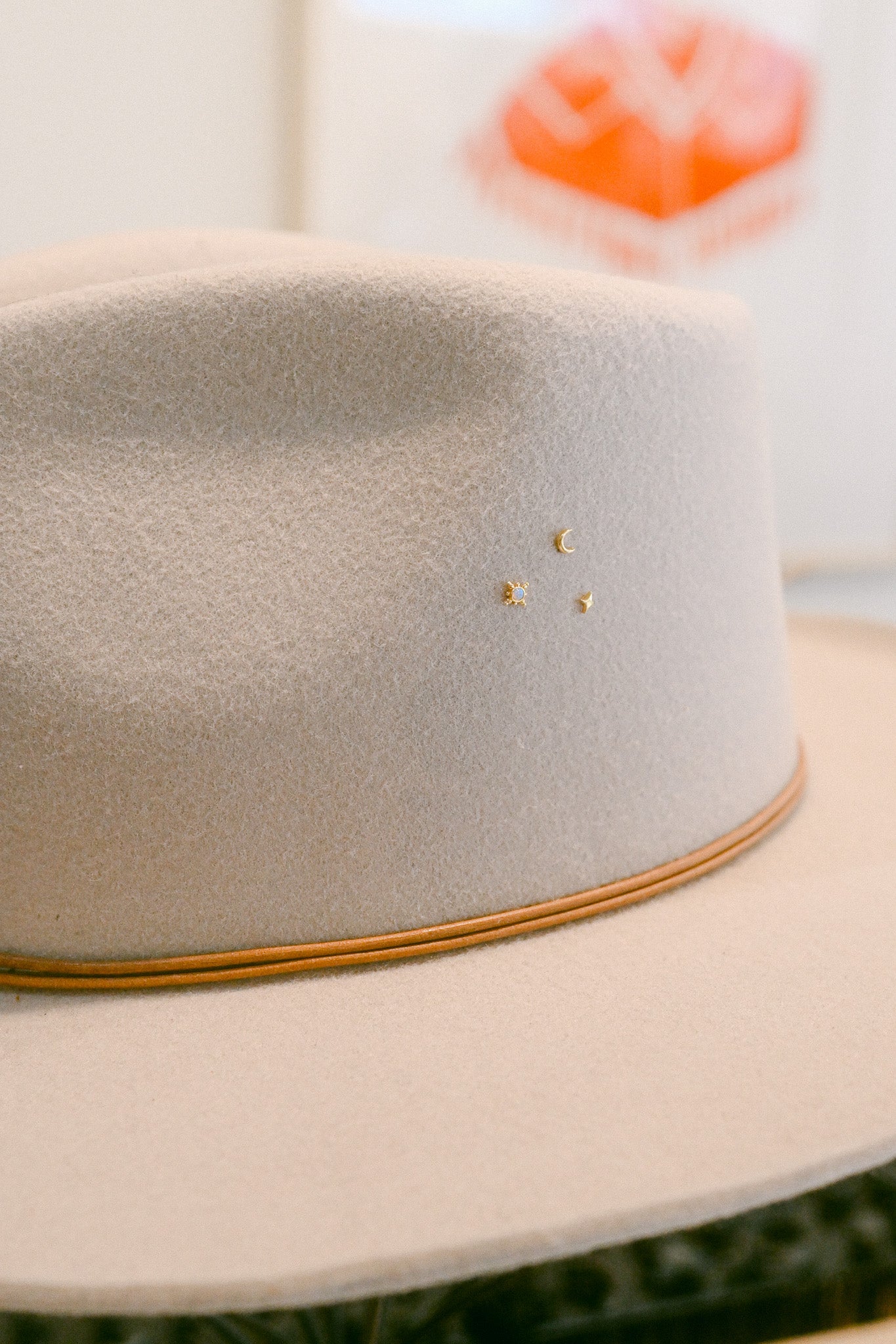 Tiny Moon and Stars Hat Charms - Set of 3