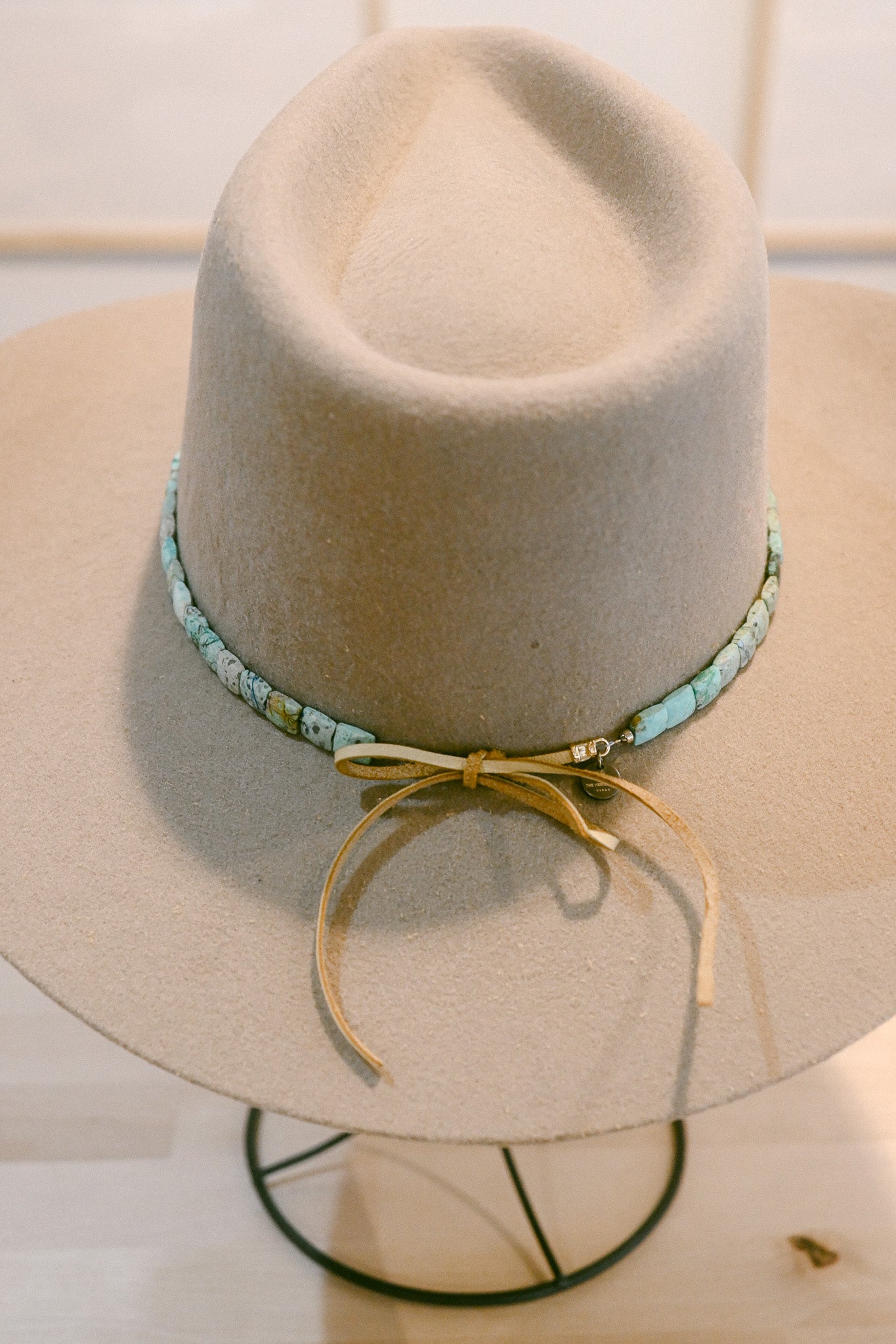 Turquoise Gemstone Hat Band