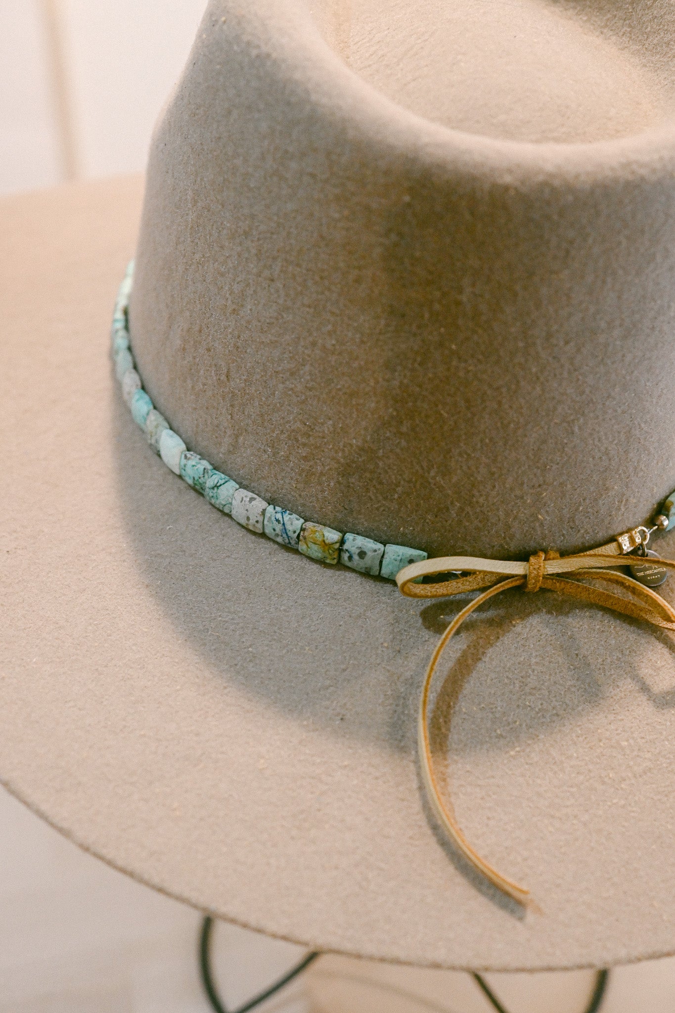 Turquoise Gemstone Hat Band