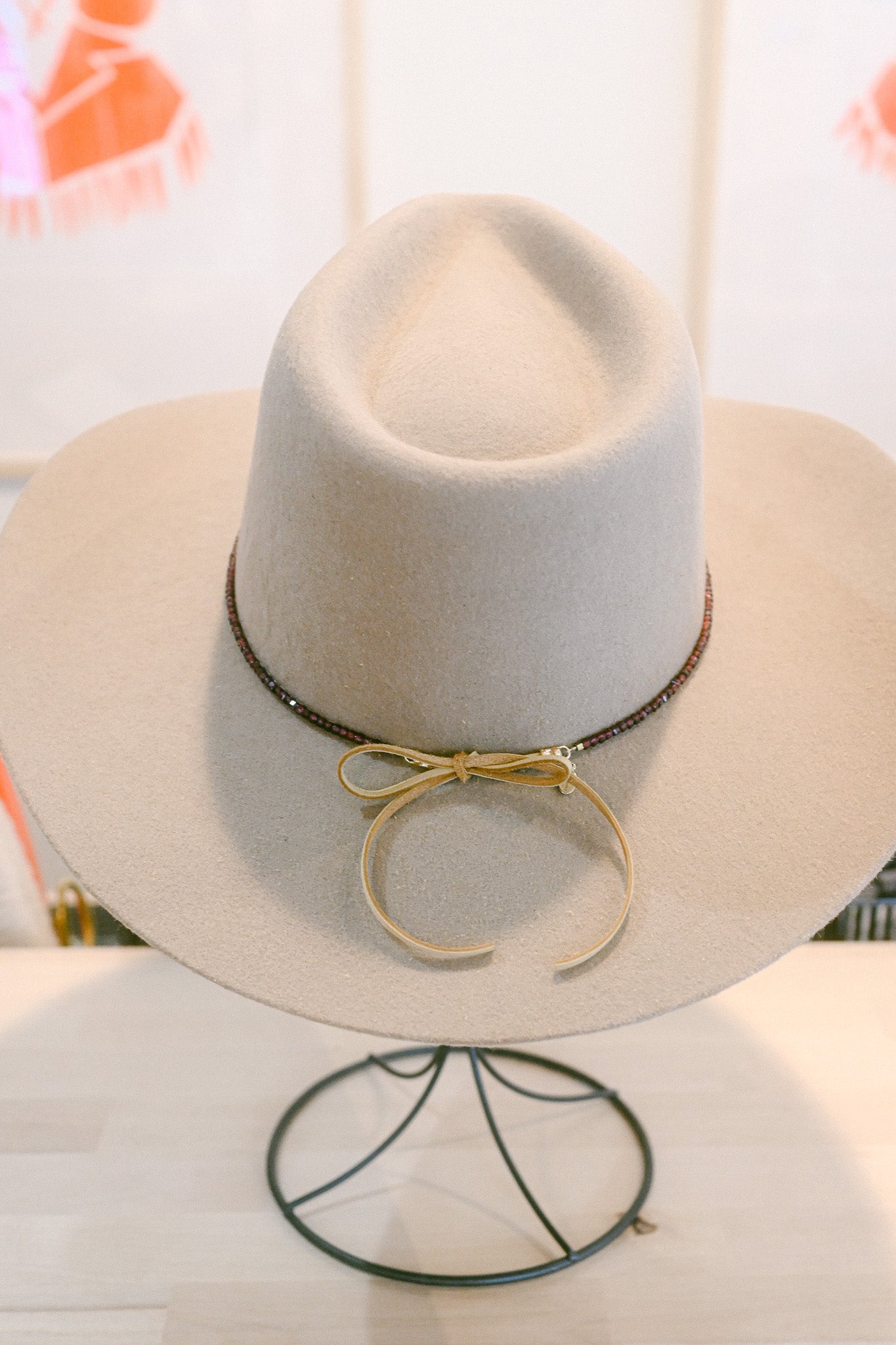 Rhodolite Garnet Gemstone Hat Band