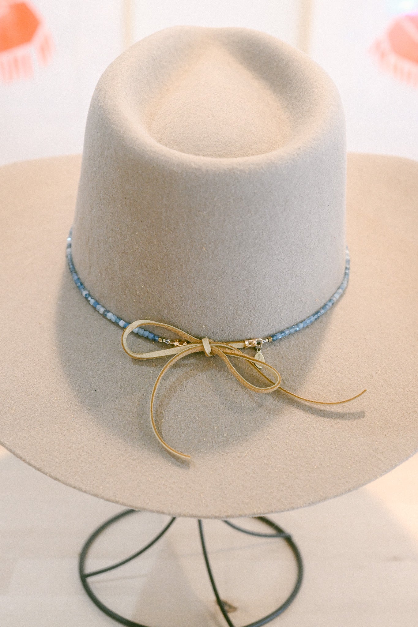 Aquamarine Gemstone Hat Band