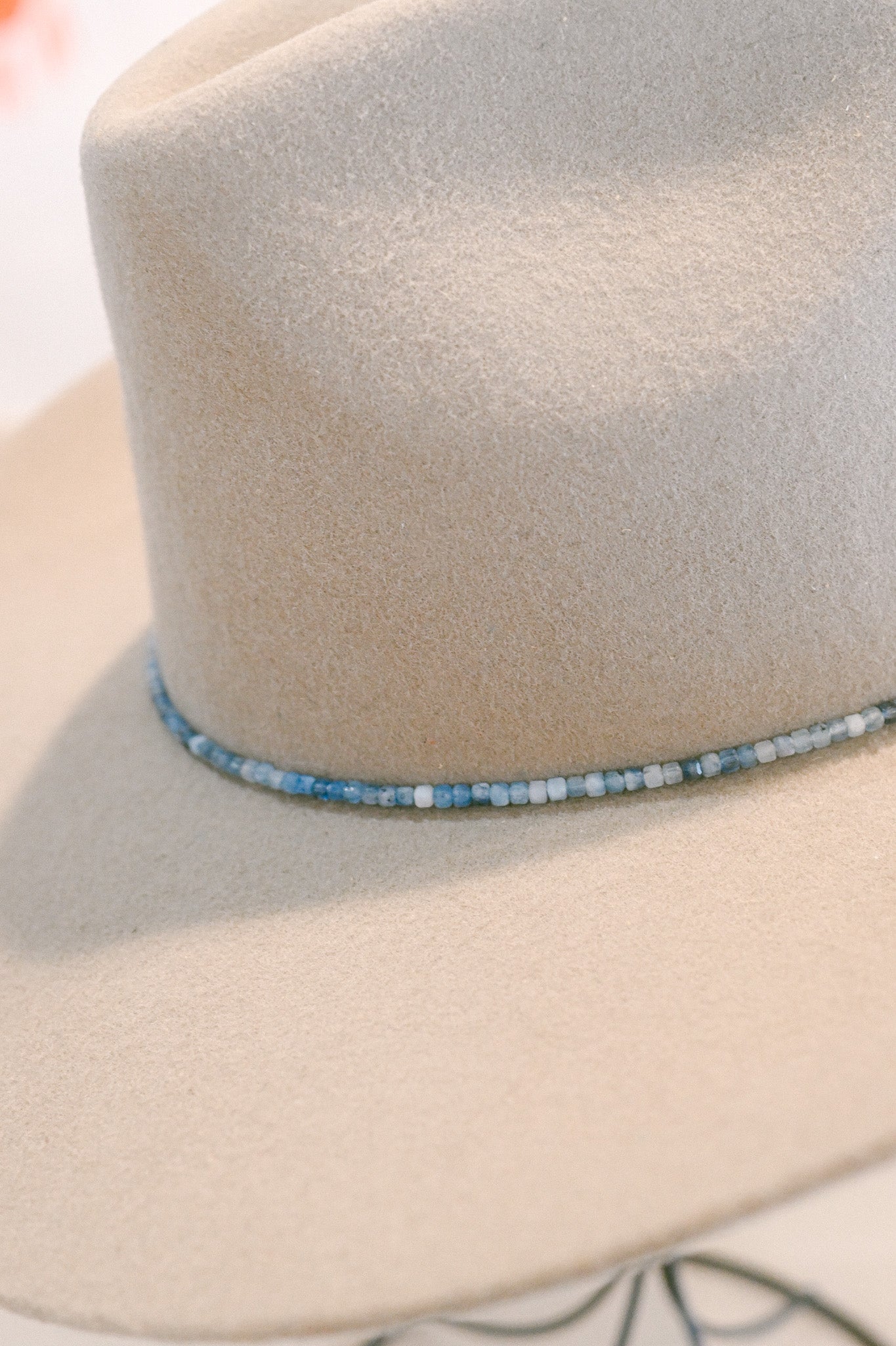 Aquamarine Gemstone Hat Band