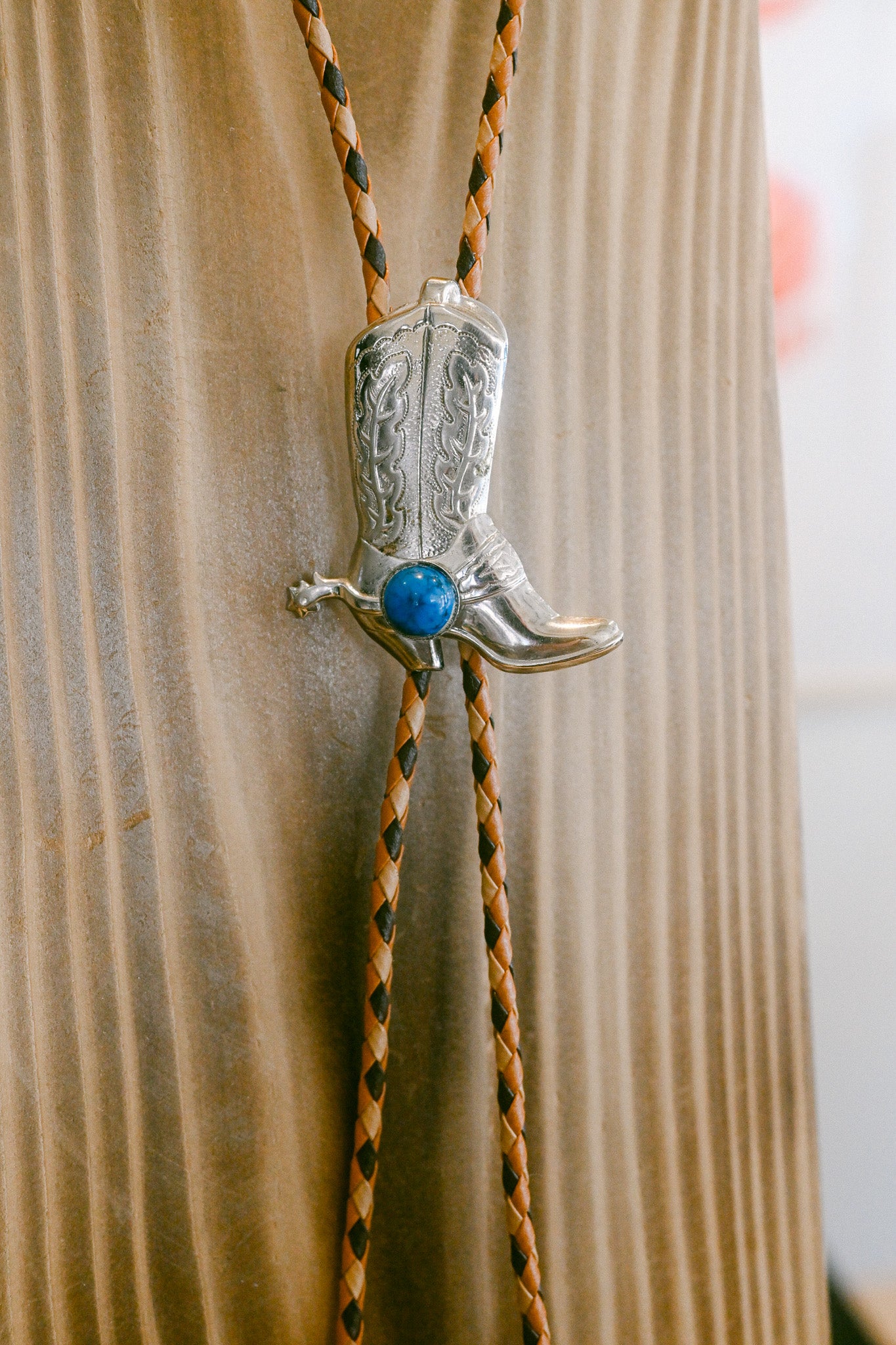 Vintage Cowboy Boot Bolo
