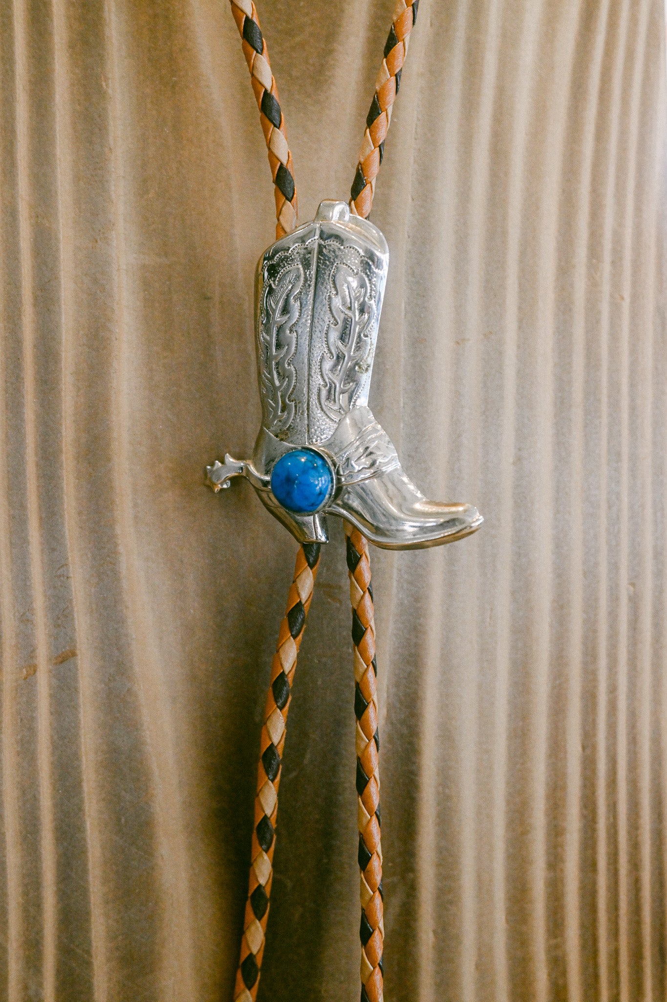 Vintage Cowboy Boot Bolo