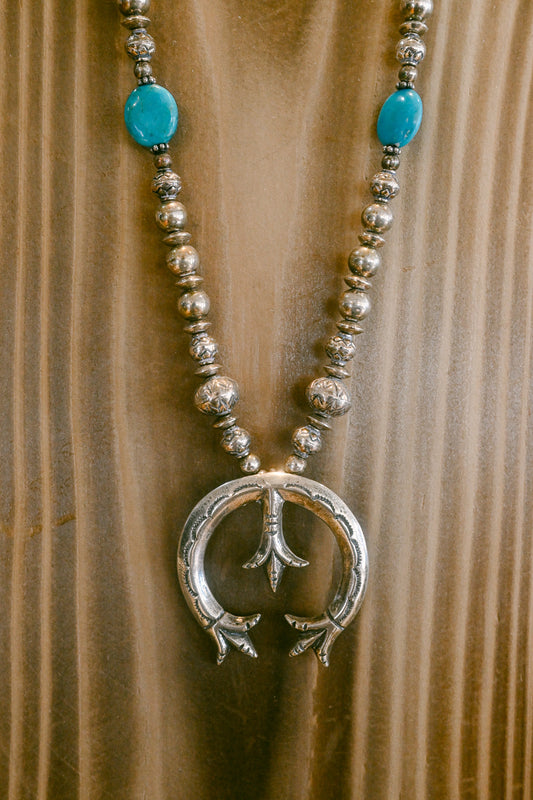 Sterling Silver Naja Pendant Necklace