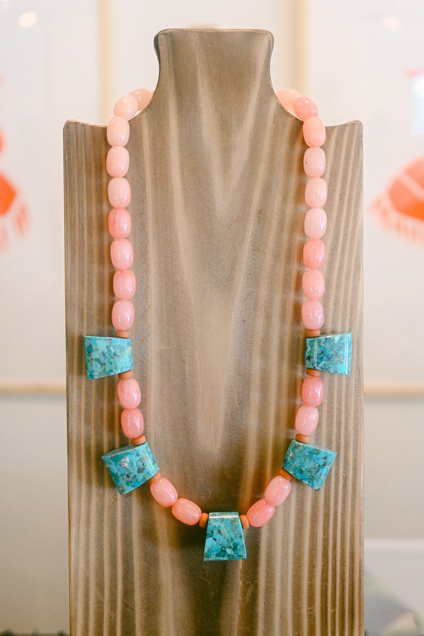 Turquoise Trapezoids Necklace