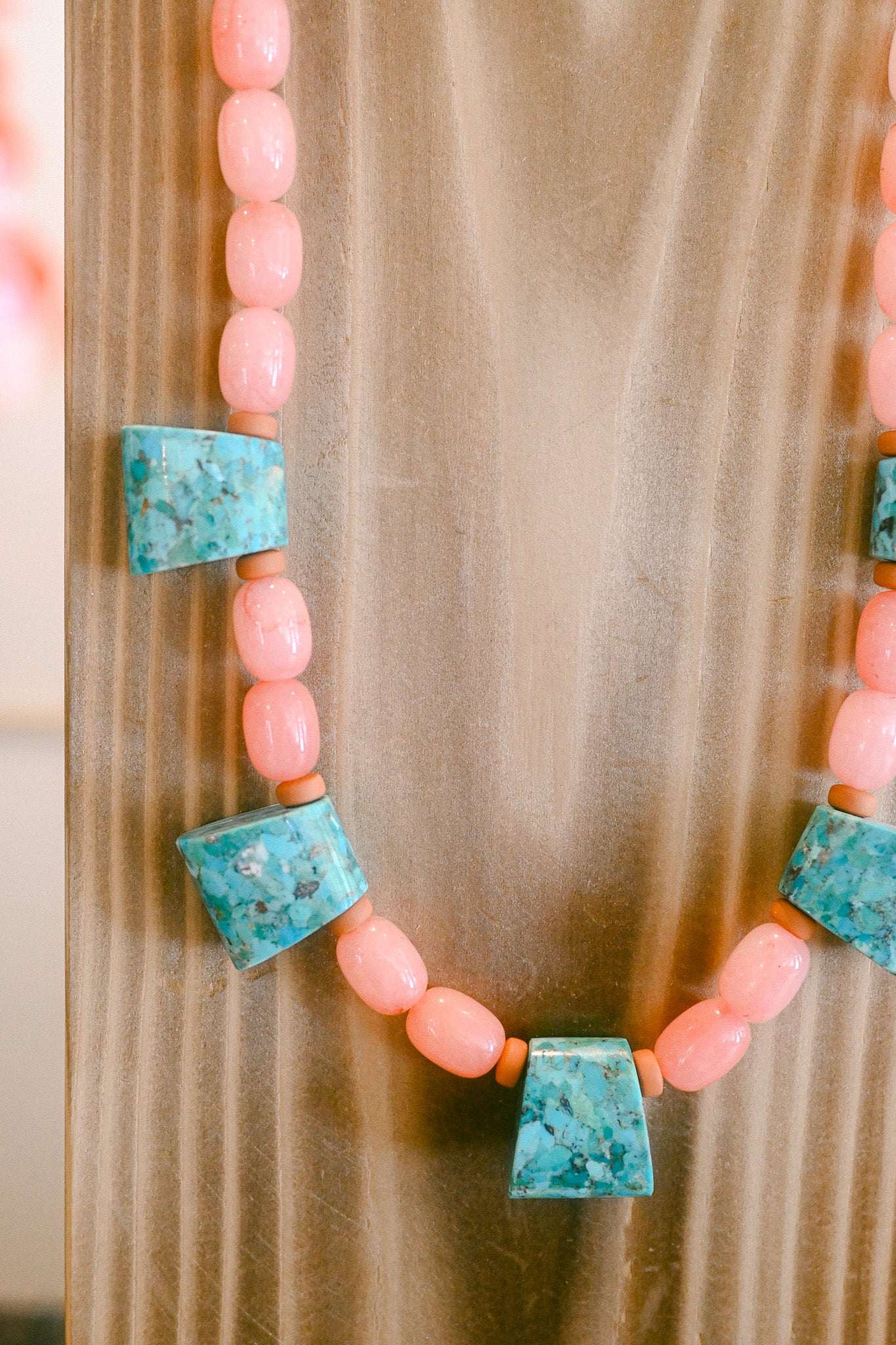 Turquoise Trapezoids Necklace
