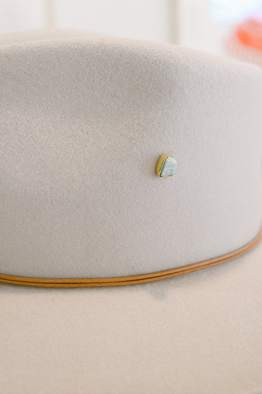 Amazonite Gemstone Hat Charm