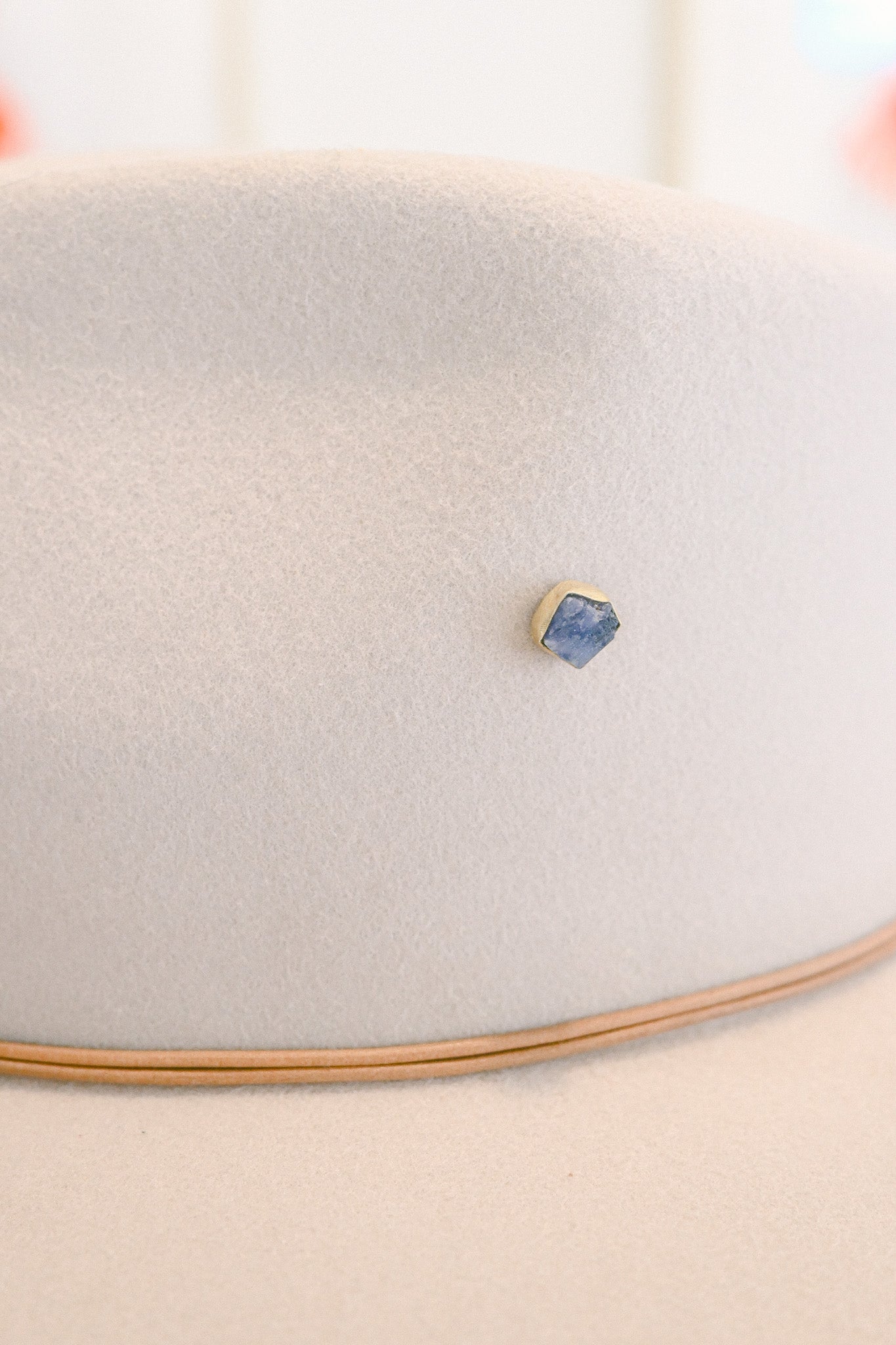 Tanzanite Gemstone Hat Charm