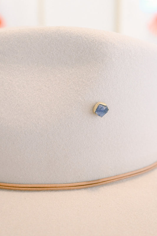 Tanzanite Gemstone Hat Charm