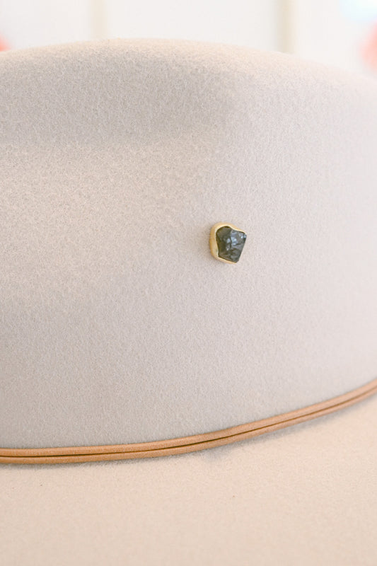 Smoky Quartz Gemstone Hat Charm