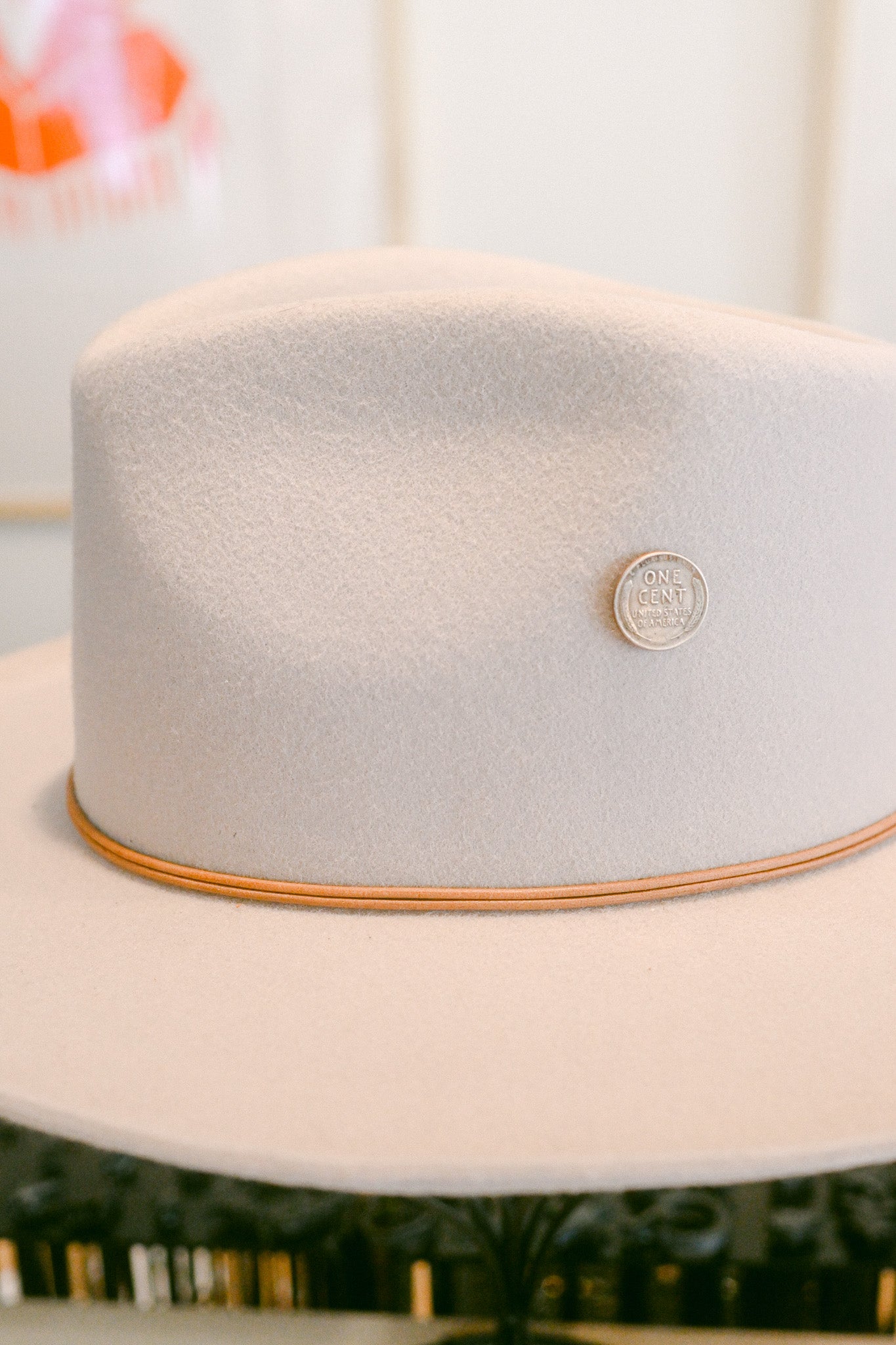 Antique Lucky Penny Coin Pin