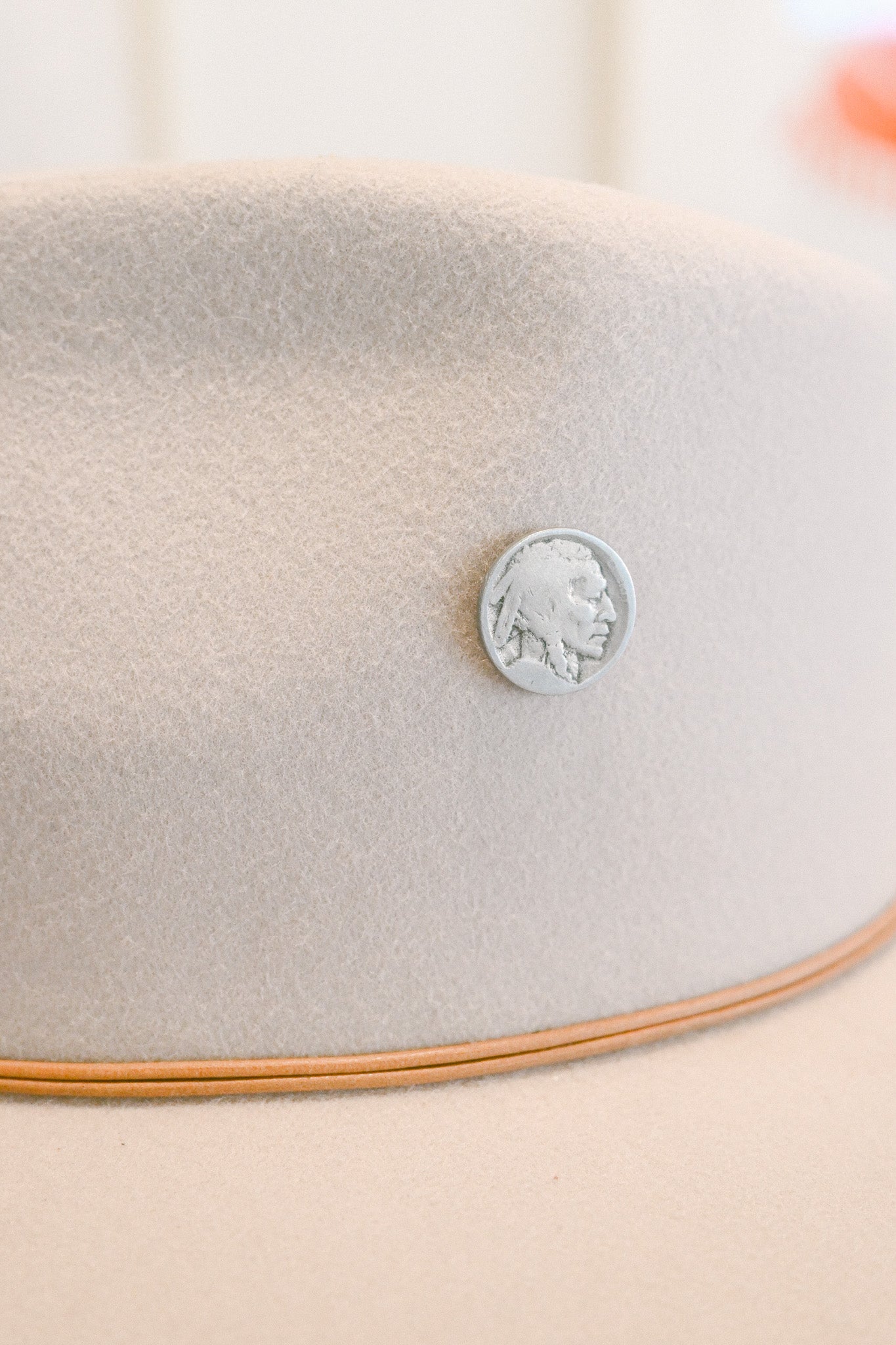 Native American Buffalo Nickel Vintage Coin Pin