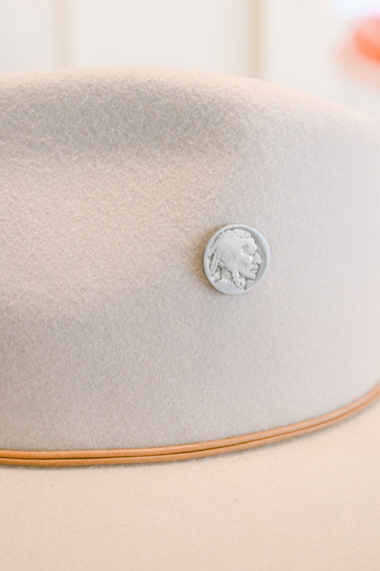 Native American Buffalo Nickel Vintage Coin Pin