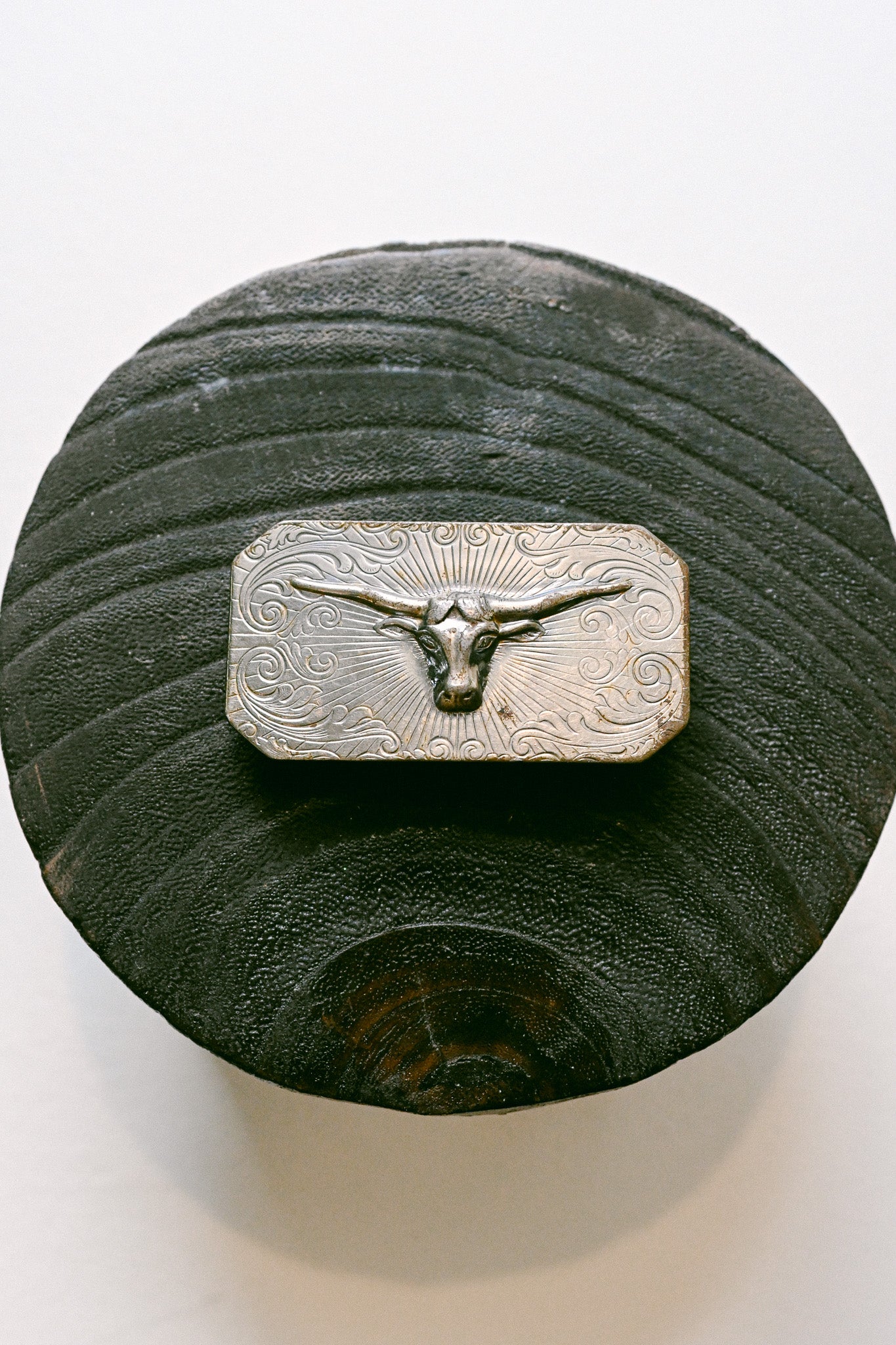 Vintage Longhorn Belt Buckle