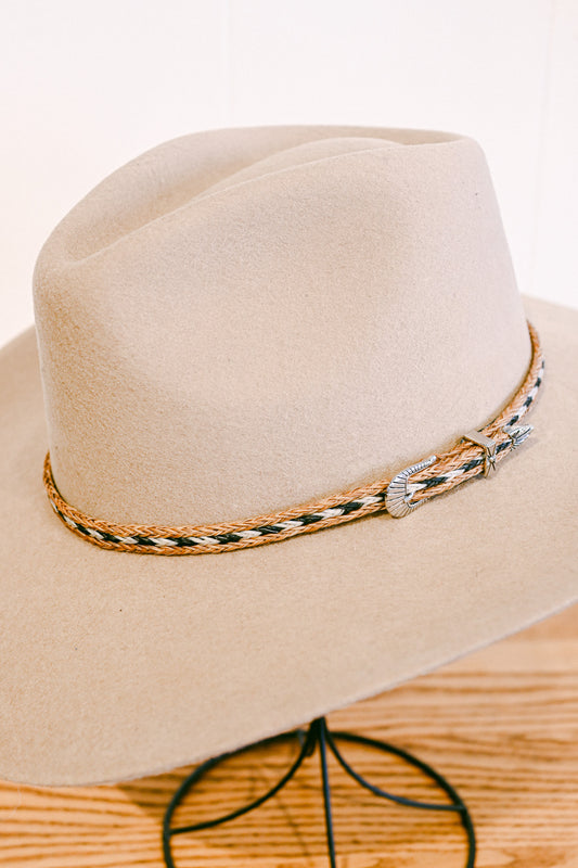 Horsehair Buckle Hat Band