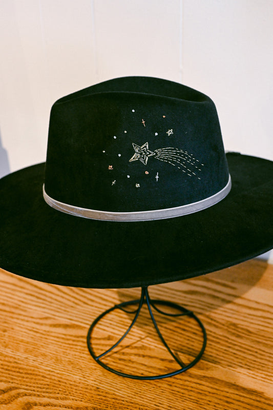 The Stella - Hand-Embroidered Hat