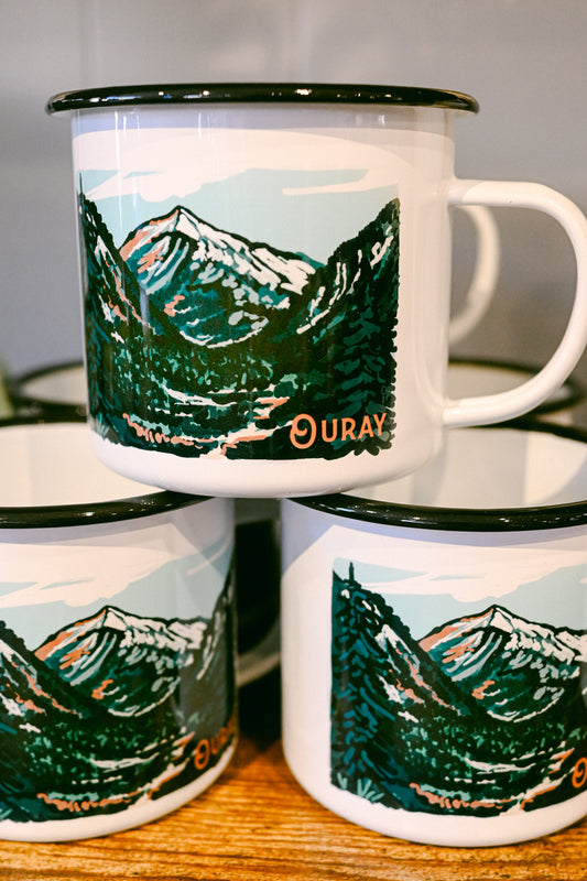 Ouray 16oz Enamel Metal Camp Mug