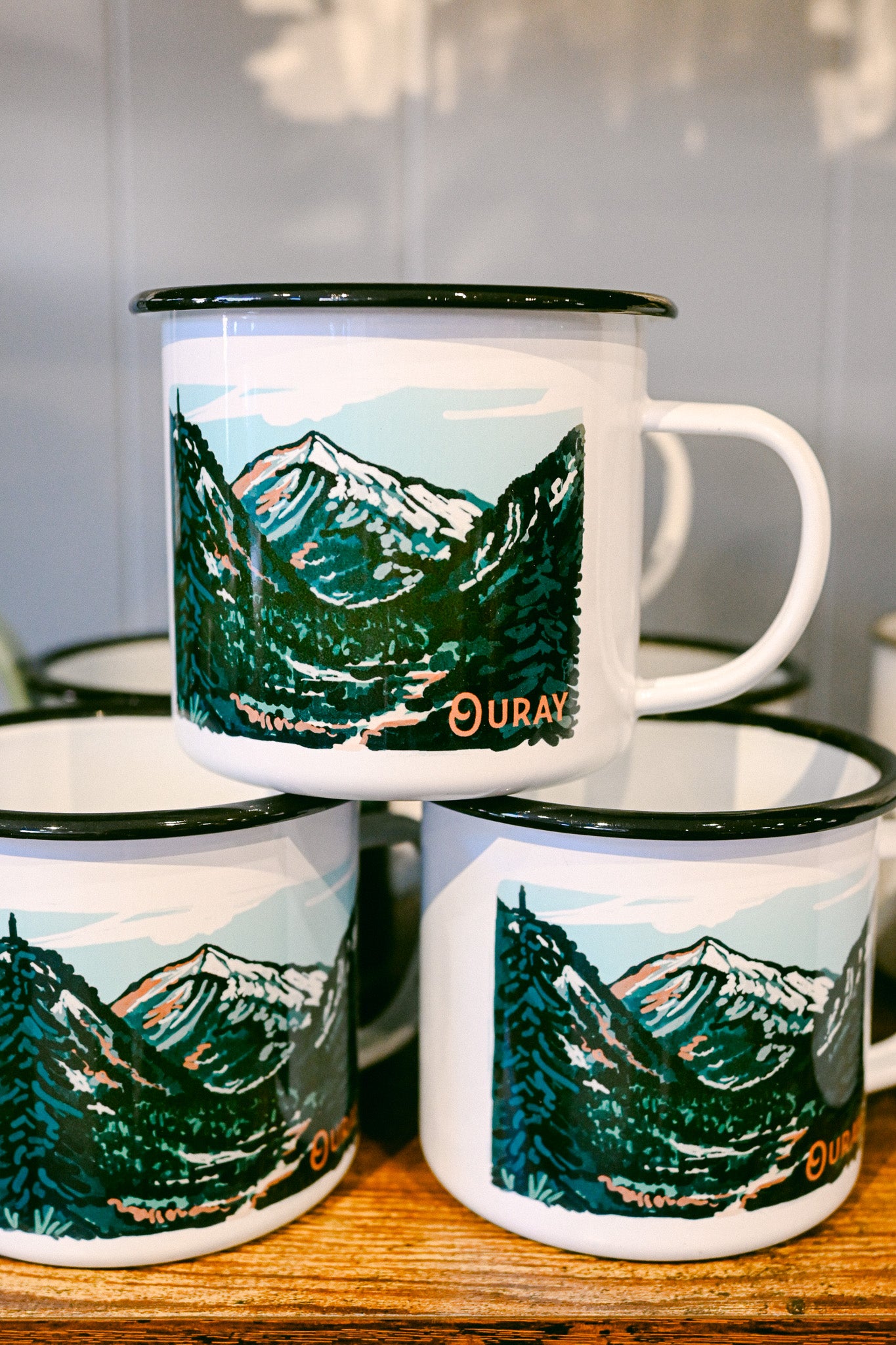 Ouray 16oz Enamel Metal Camp Mug