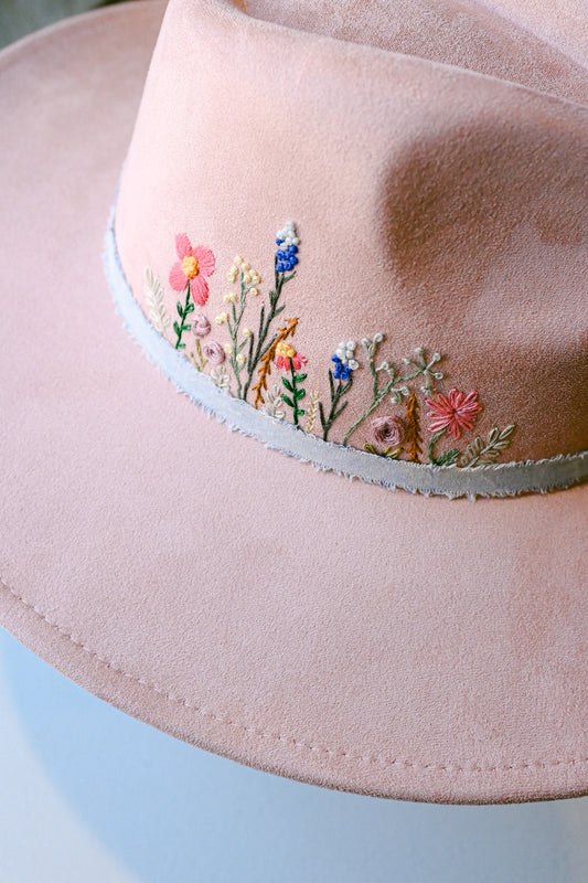 The Elizabeth - Hand-Embroidered Hat