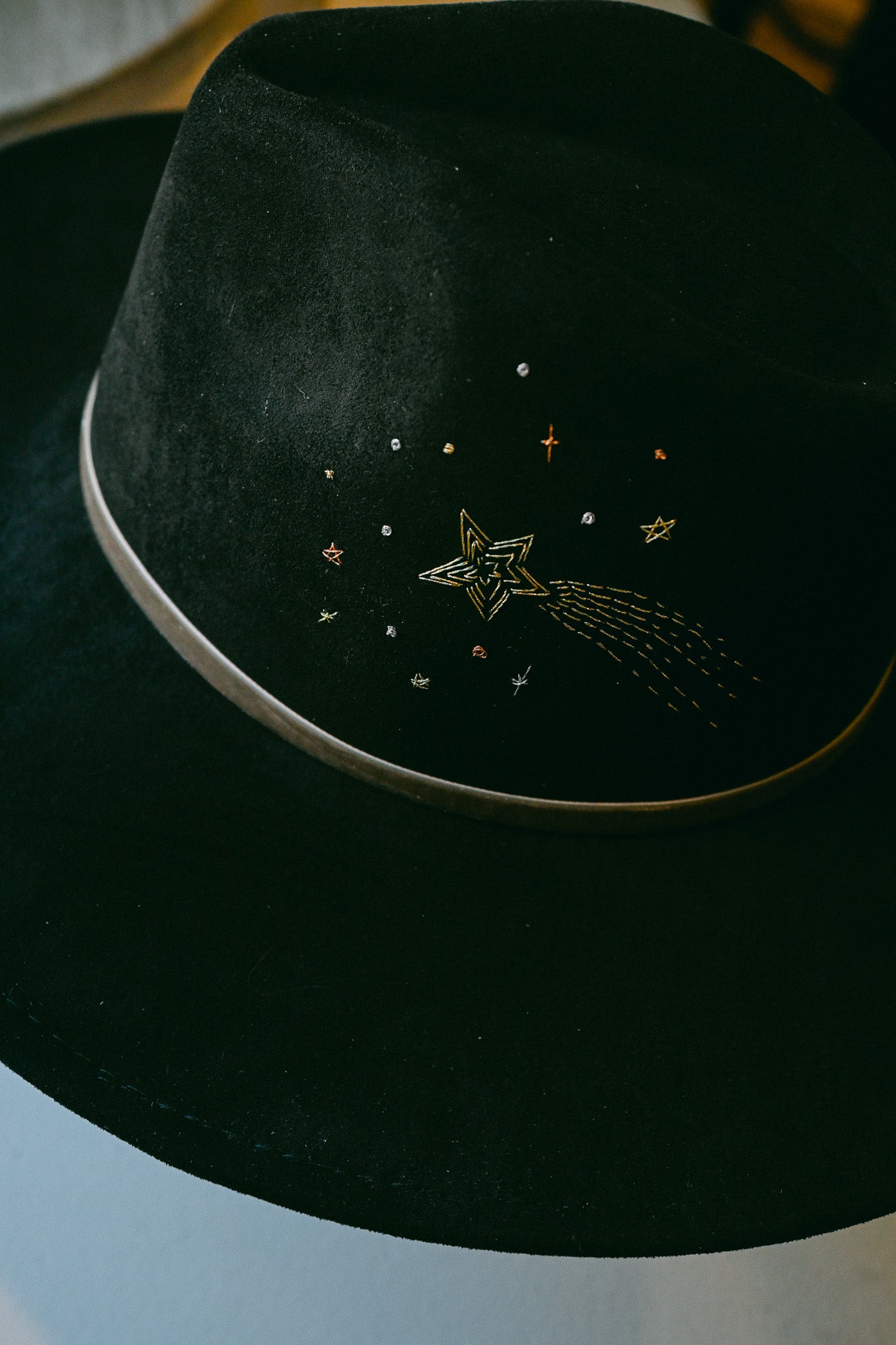 The Stella - Hand-Embroidered Hat