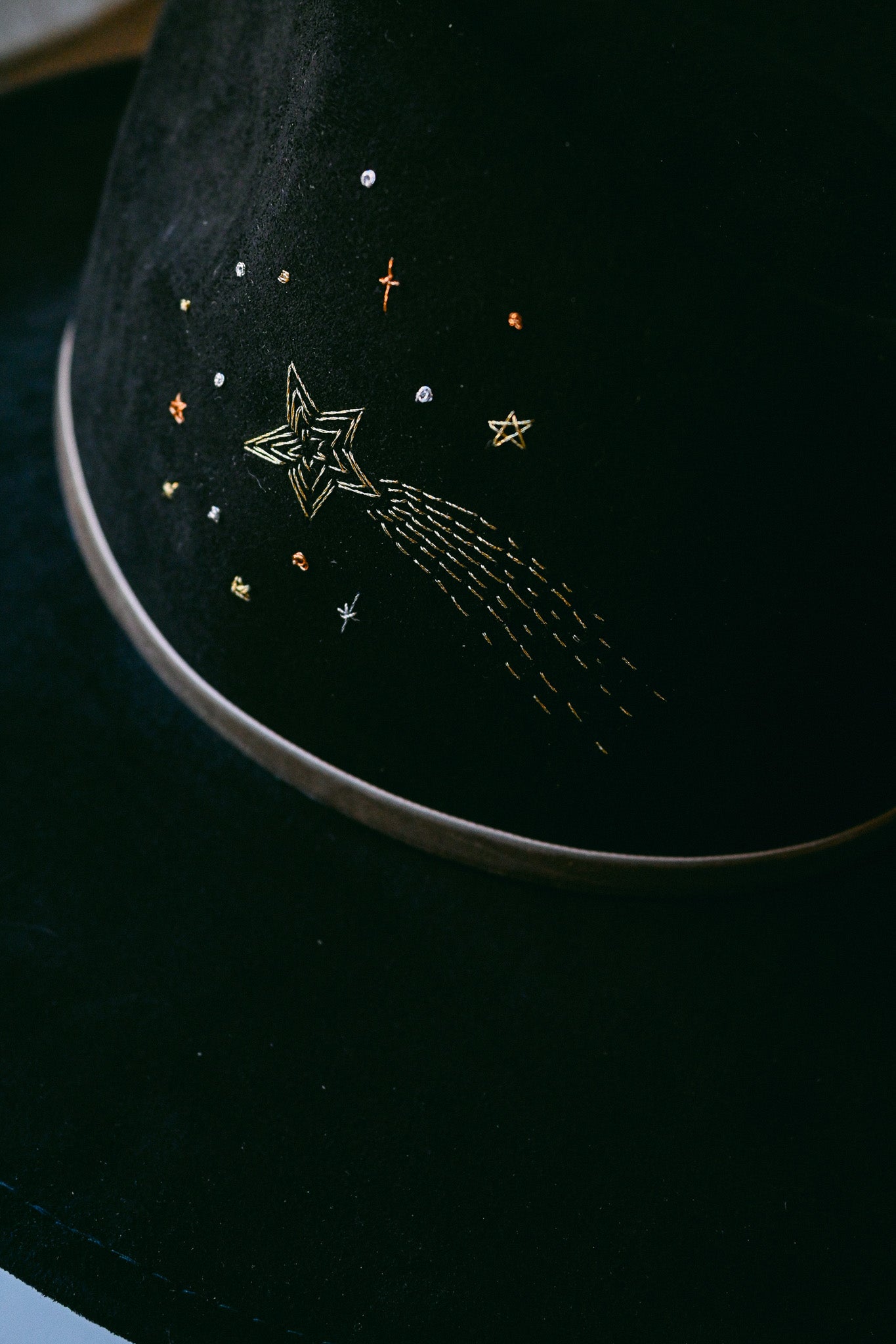 The Stella - Hand-Embroidered Hat