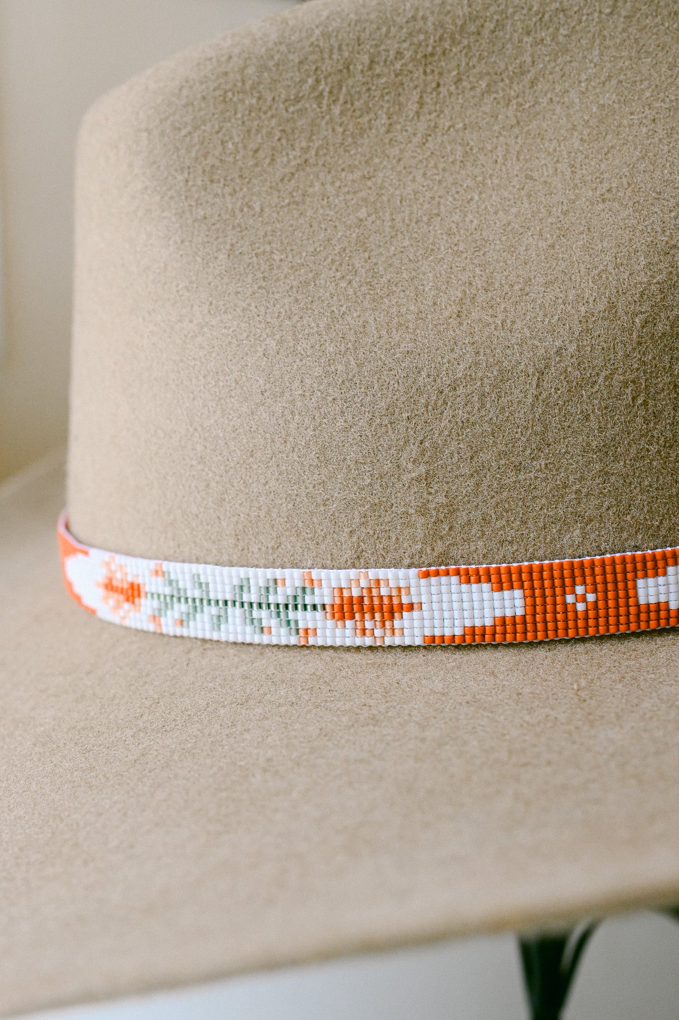 Indian Paintbrush Hat Band