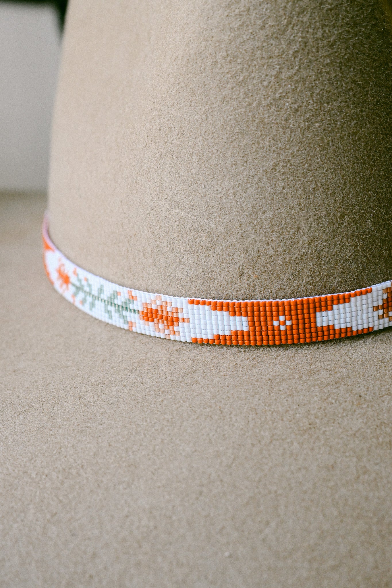 Indian Paintbrush Hat Band