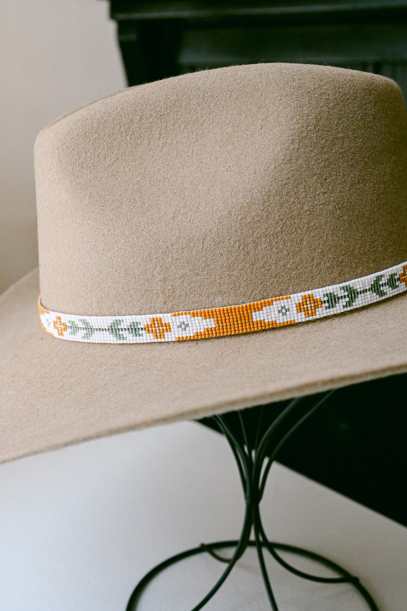 Indian Paintbrush Hat Band