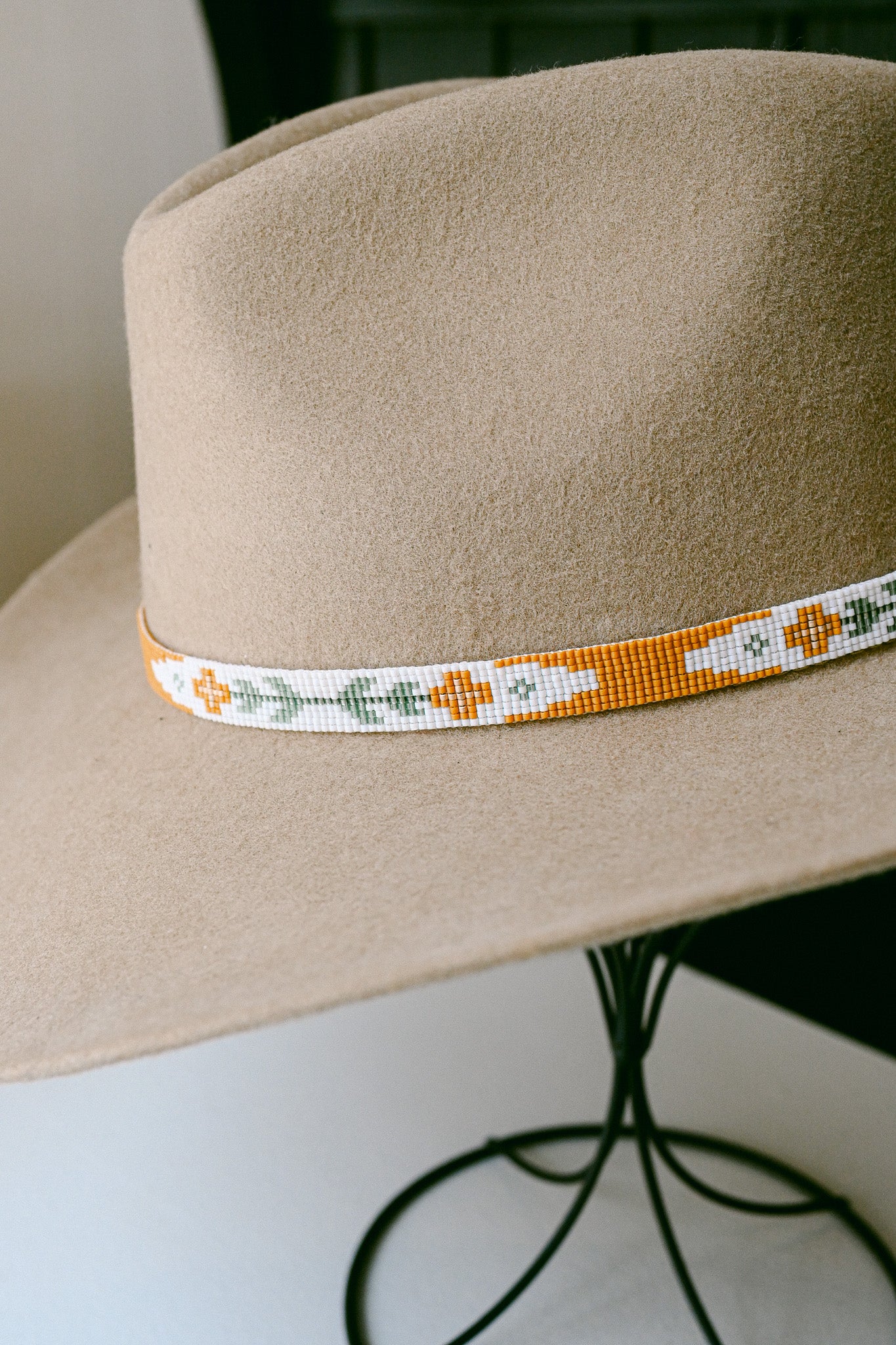 Indian Paintbrush Hat Band