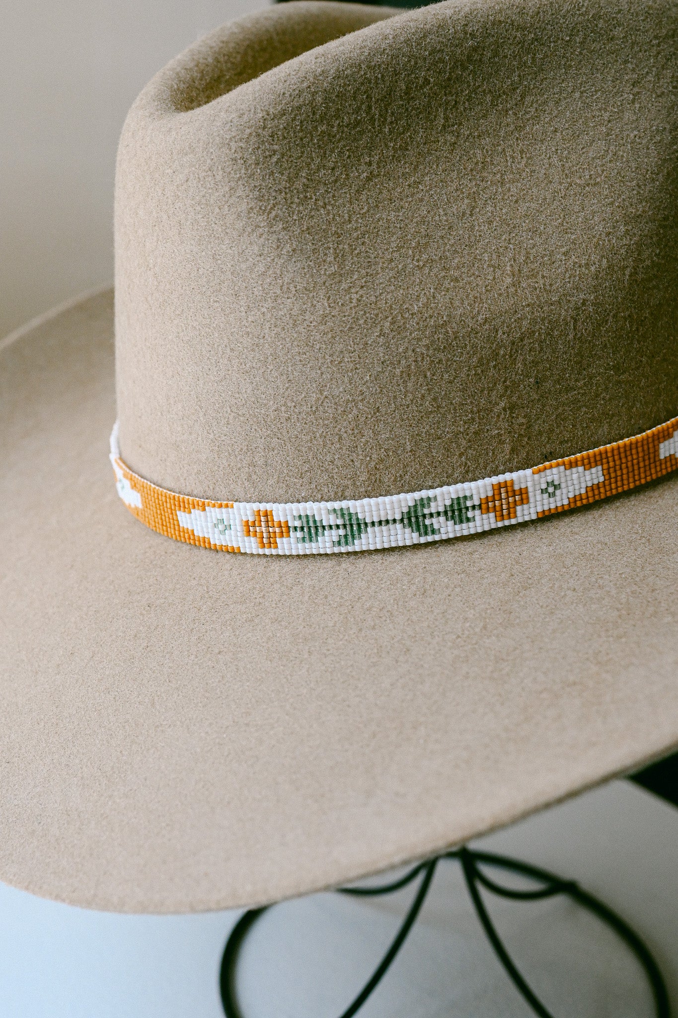 Indian Paintbrush Hat Band