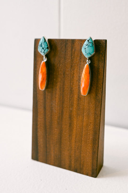 Navajo Double Drop Earrings