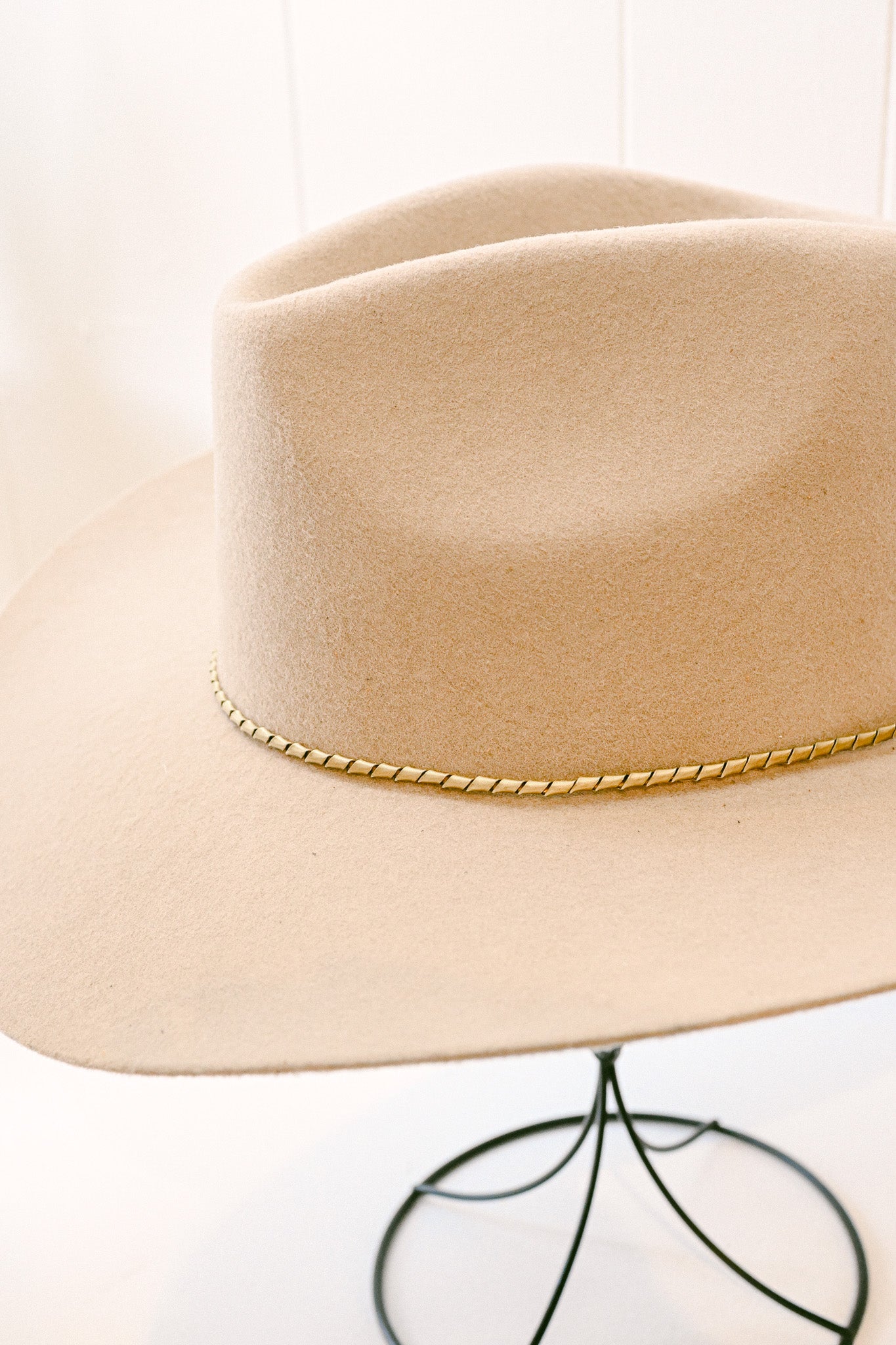 Small Bronze Twisted Hat Band