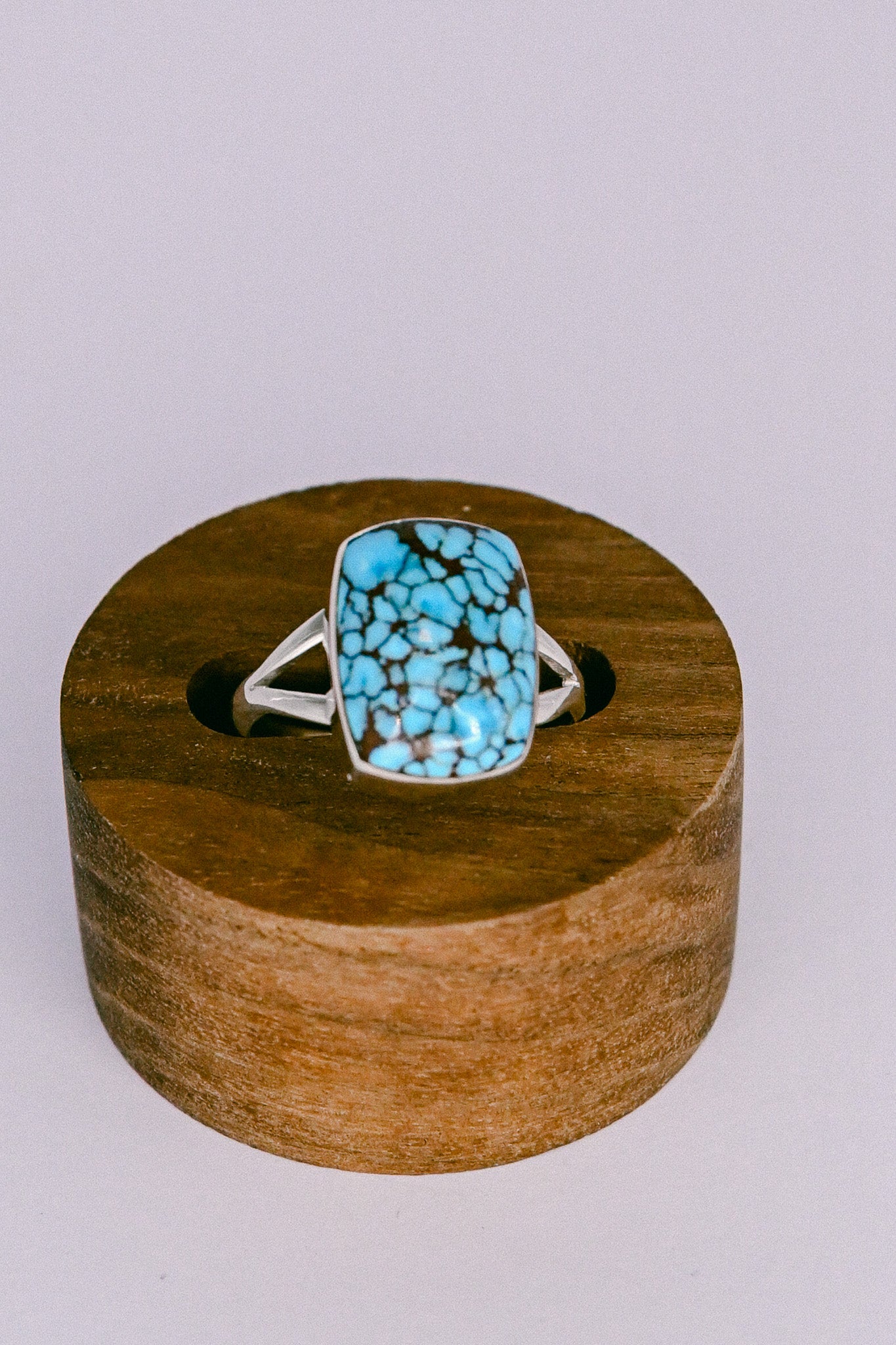 Cathy Webster Navajo Prince Mine Turquoise Sterling Silver Ring
