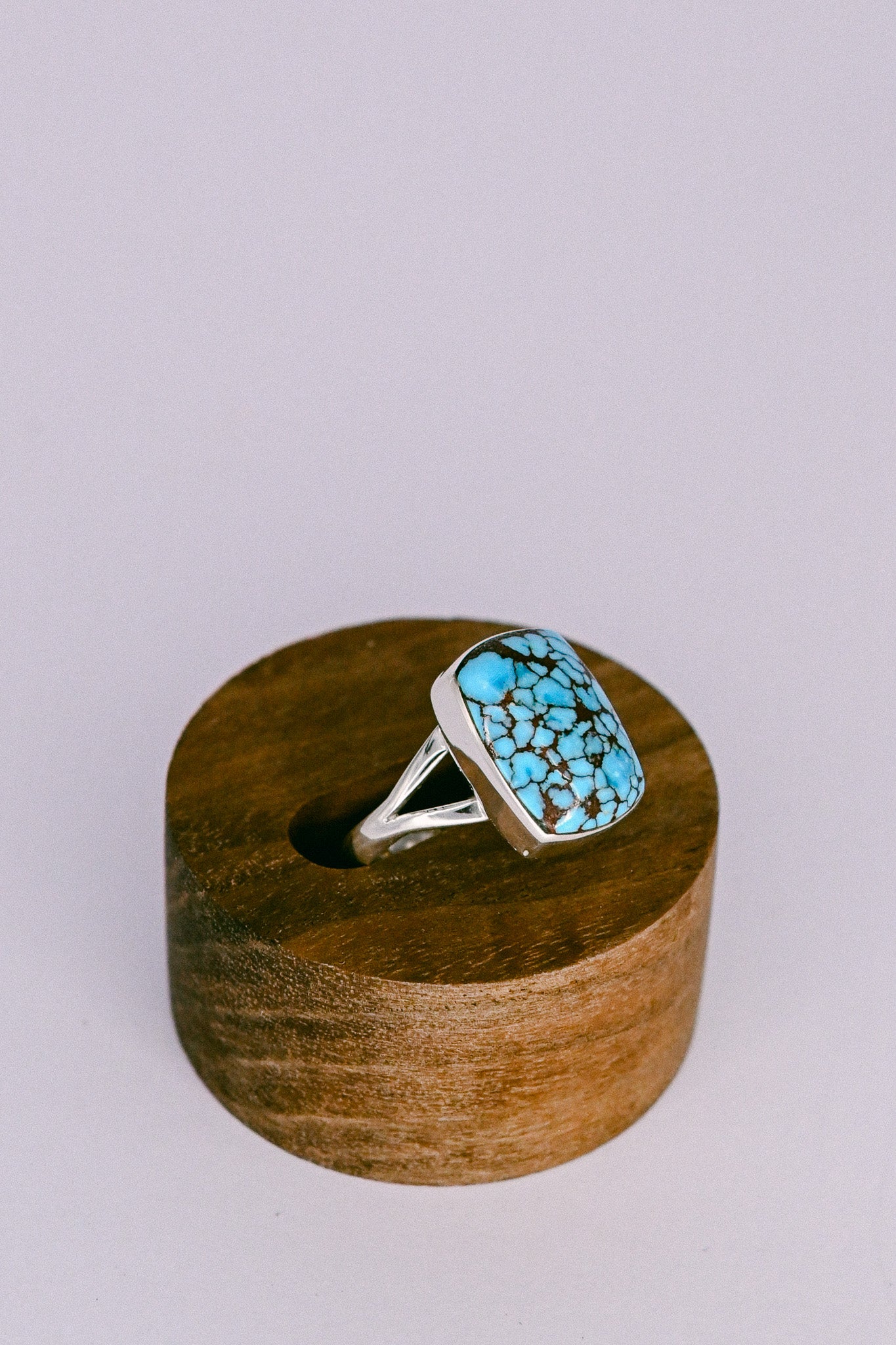 Cathy Webster Navajo Prince Mine Turquoise Sterling Silver Ring