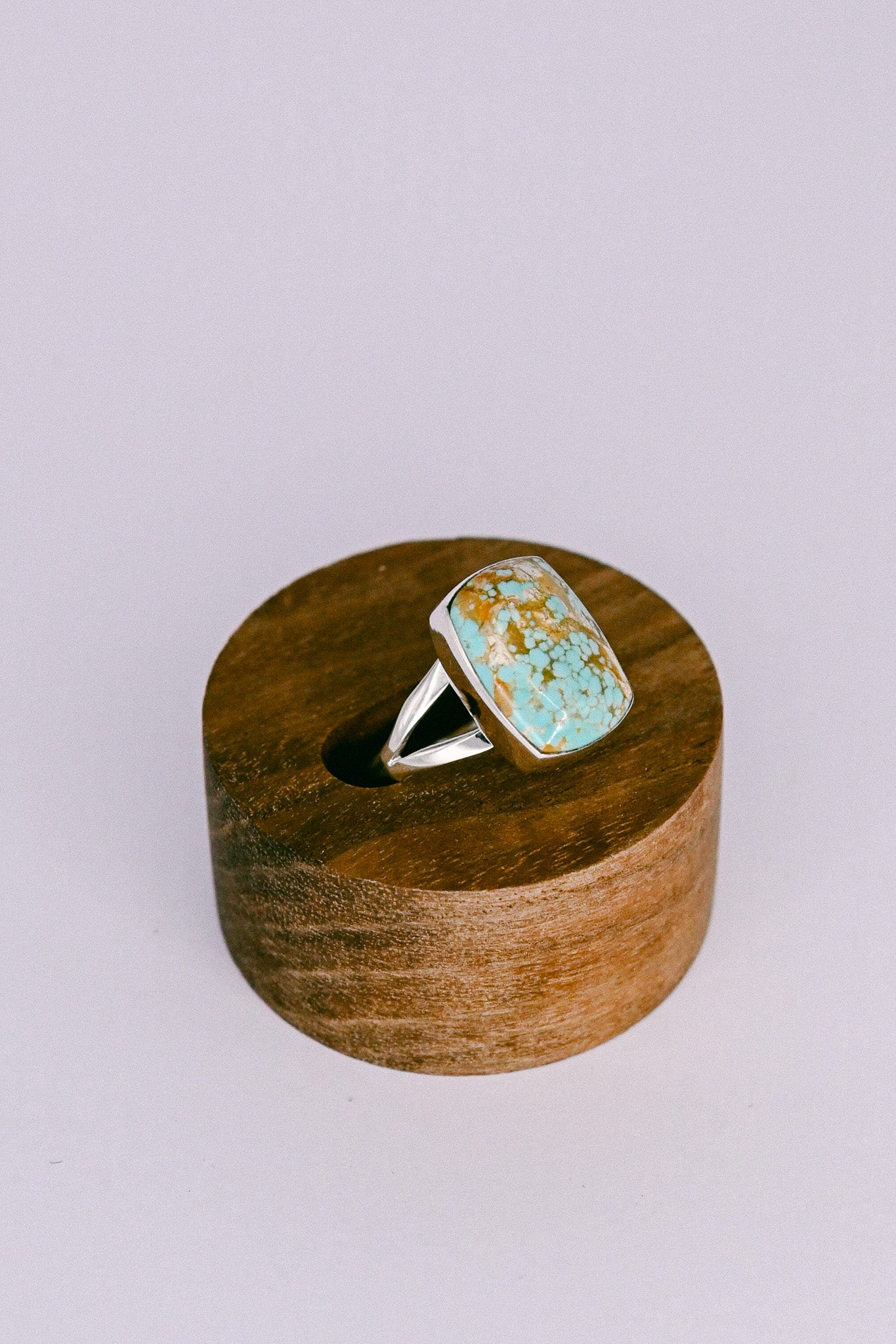Cathy Webster Navajo Prince Mine Turquoise Sterling Silver Ring