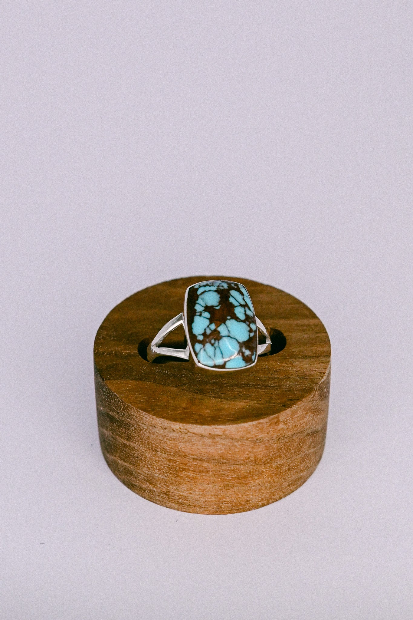 Cathy Webster Navajo Prince Mine Turquoise Sterling Silver Ring