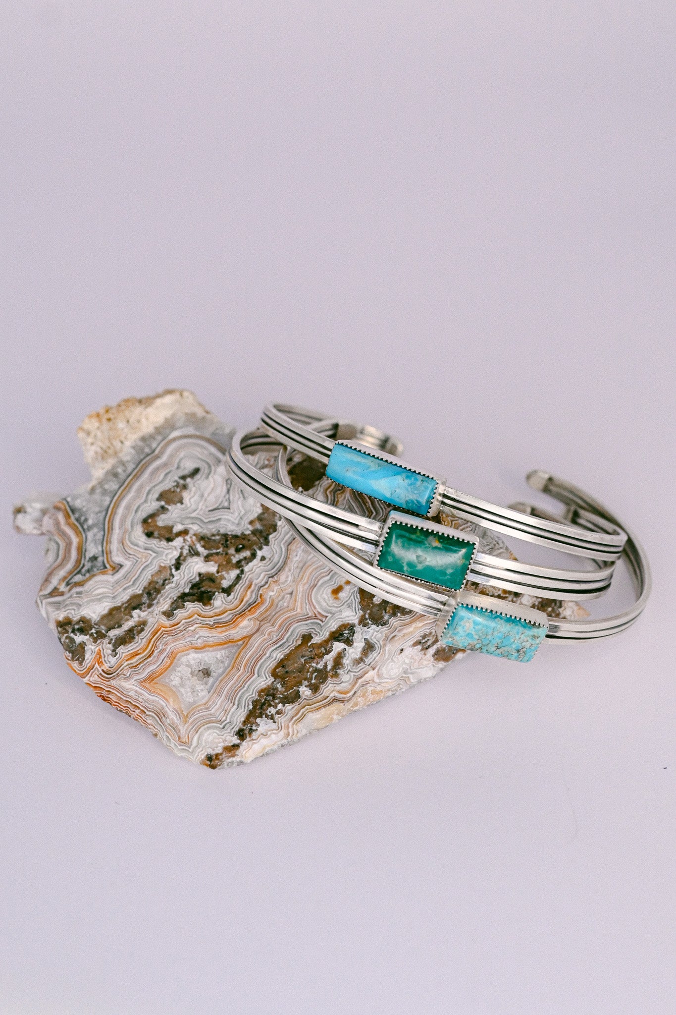 Junior Begay Navajo Sterling Silver and Turquoise Bracelet