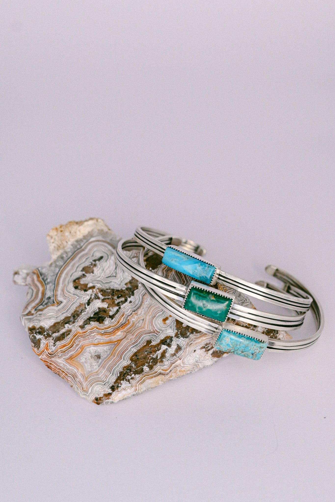 Junior Begay Navajo Sterling Silver and Turquoise Bracelet