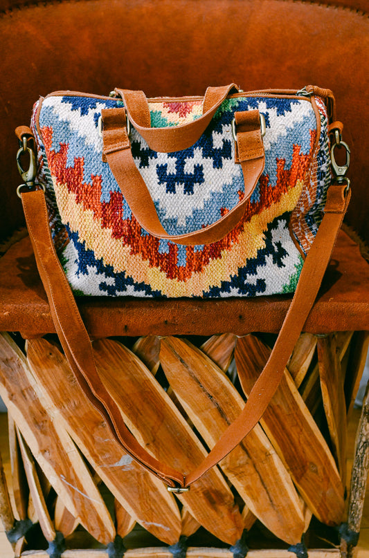 Belmont Southwest Print Boston Bag