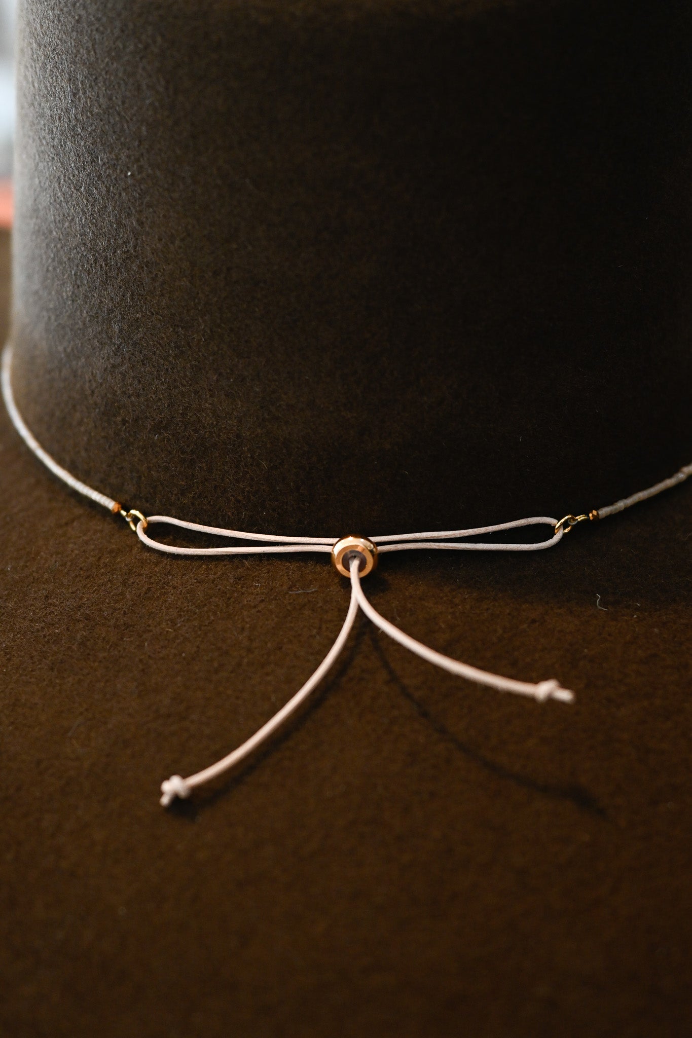 Shimmer Beaded Hat Band