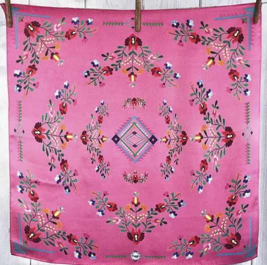 Fiesta 100% Silk Scarf