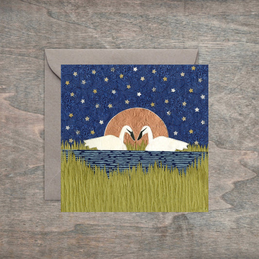 Strangers in the Night - Kris Batchelder Greeting Card