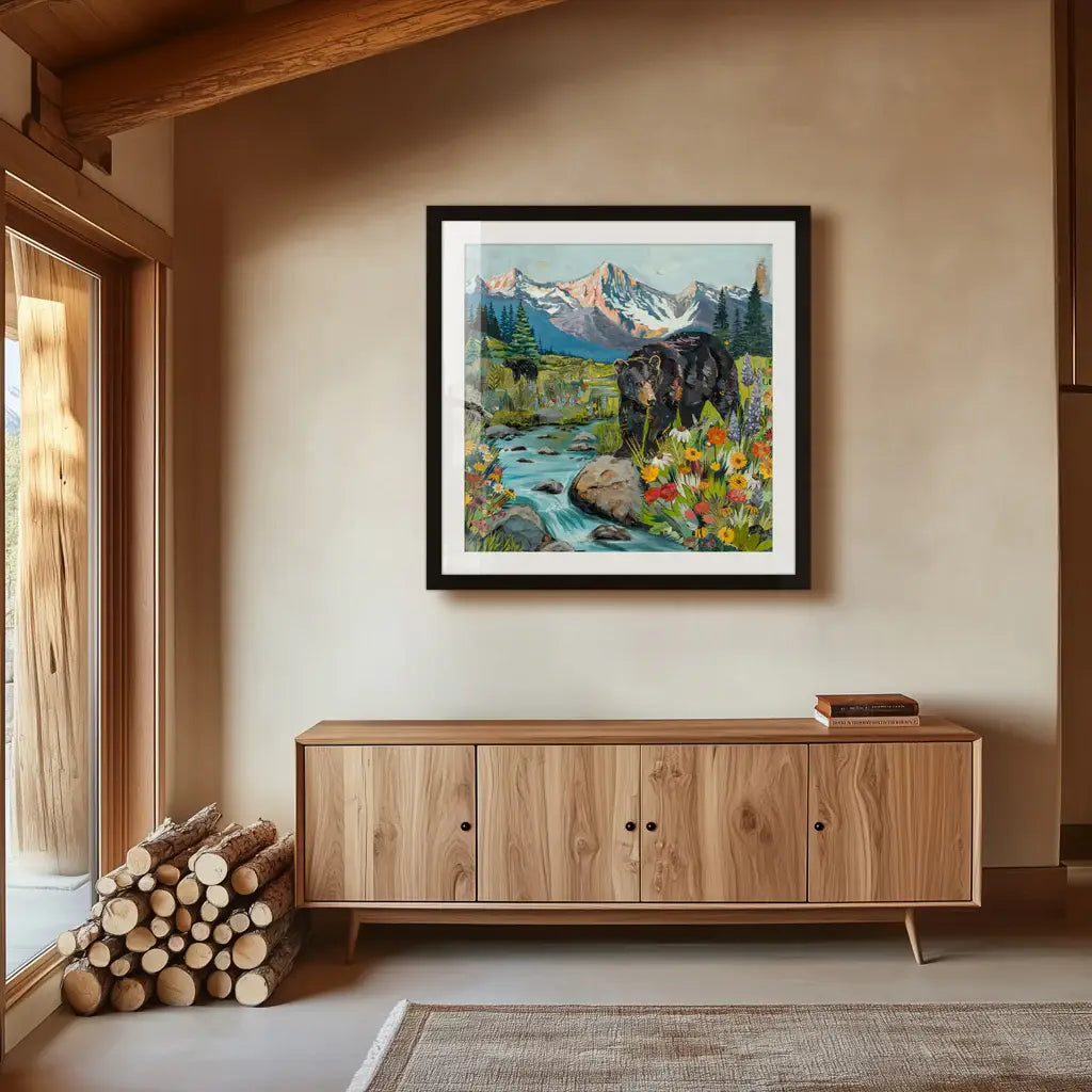 Art Print | Mountain Bear Wall Art | DISTRACTED