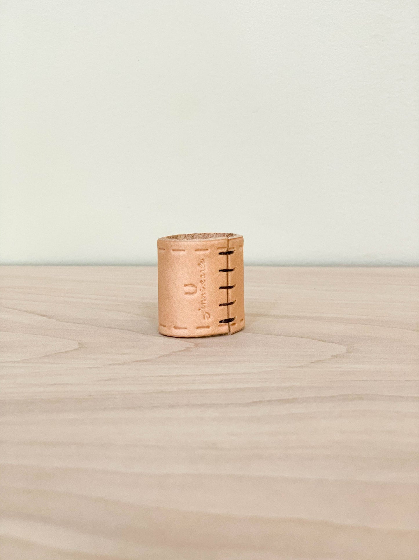 Leather Bandana Slide - Studded Dash - Scarf Ring