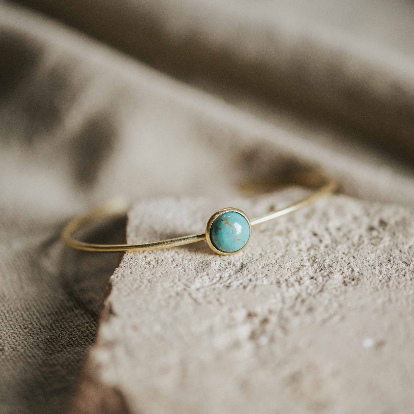 Hyalite Stacker Turquoise Bracelet