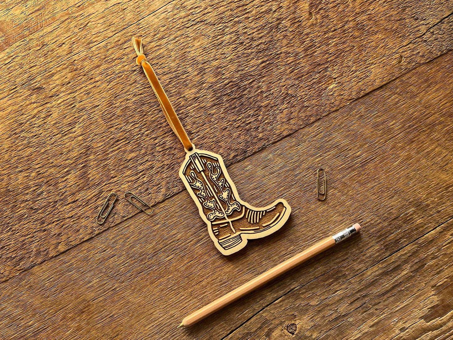 Cowboy Boot Ornament