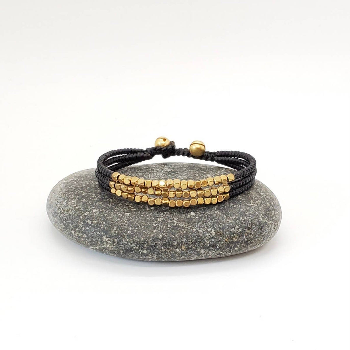 3 Layer Beaded Cord Bracelet