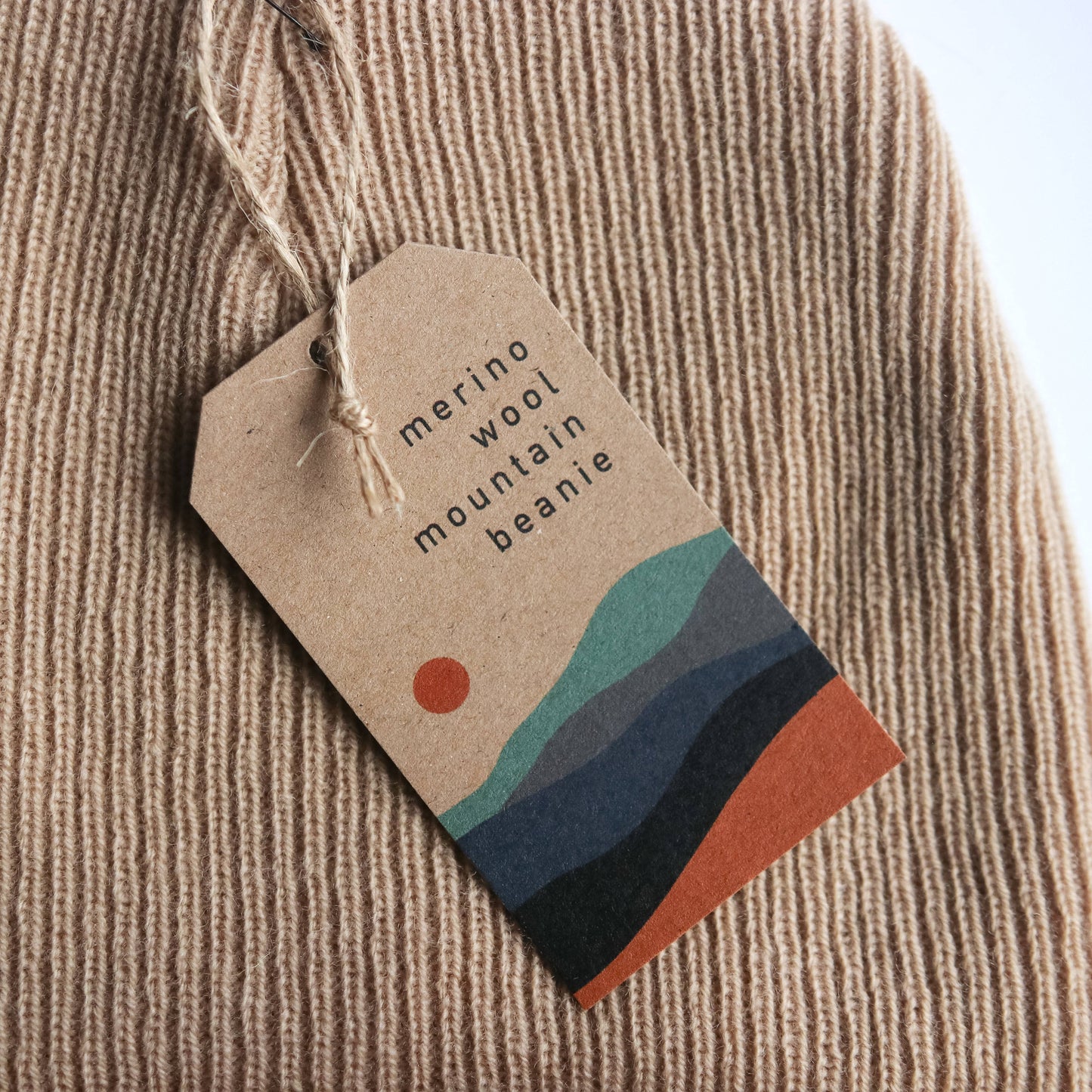 Merino wool Mountain Beanie | Tan